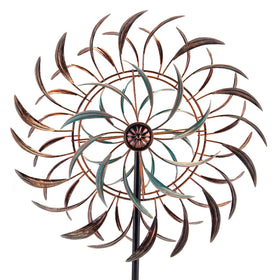 Stargarden wind spinner large-360-degree-rotation adds dynamic garden decor