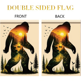Rustic cabin decor flag for porch, yard, or campsite