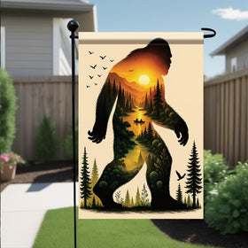 Double-sided flag ensures visibility from both directions
