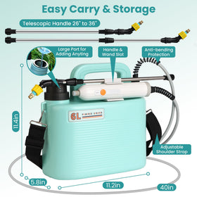 Starotatess Electric Sprayer nozzles set enables mist, wide coverage, and jet spray