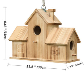 STARSWR back of the bird house showing ventilation and cleaning door