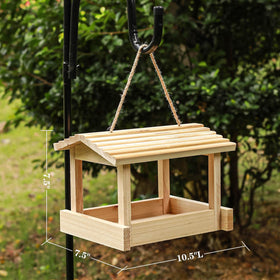 STARSWR feeder attracts cardinals and finches for close-up backyard viewing.