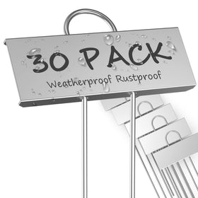 STARTOSTAR metal plant label 30-pack clearly marks vegetables with durable, weatherproof readability.