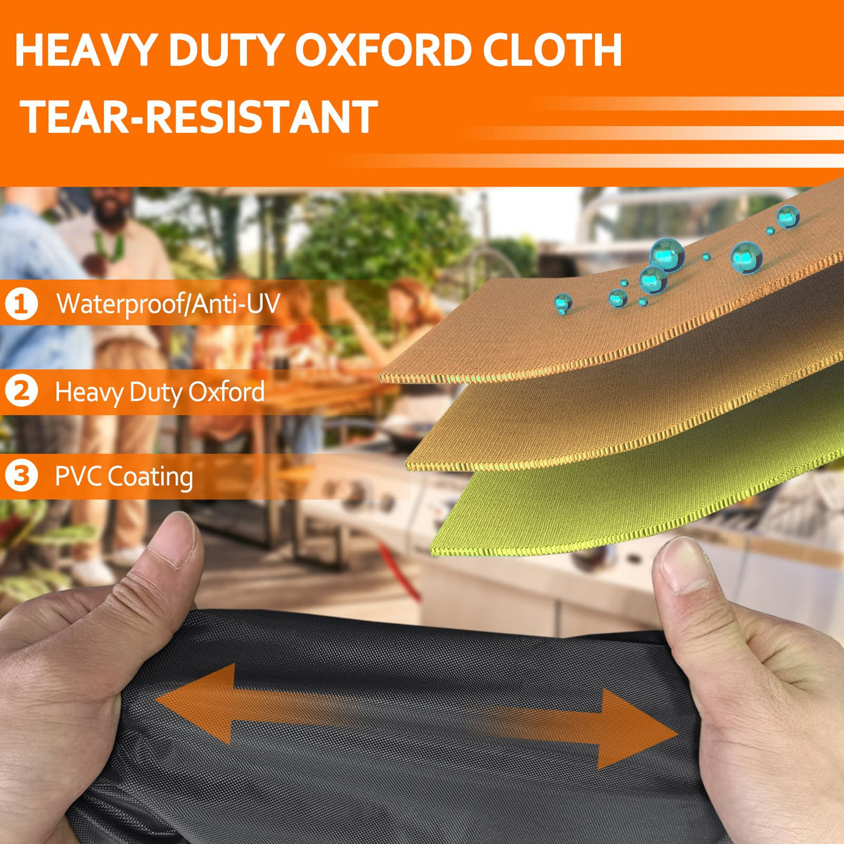 STARTWO 20 lb tank cover with ventilation panels promotes airflow.