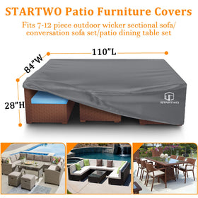 STARTWO heavy duty Oxford fabric resisting sun and weather