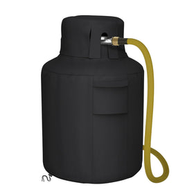 STARTWO outdoor gas cover in black for rugged outdoor use.