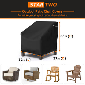 STARTWO chair cover air vents prevent condensation to keep cushions dry