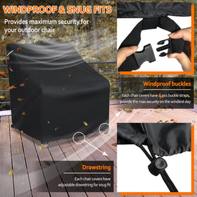 STARTWO size‑friendly fit for chairs up to 32W x 37D x 36H