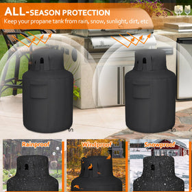 STARTWO weatherproof gas cover easy cleaning with damp cloth.