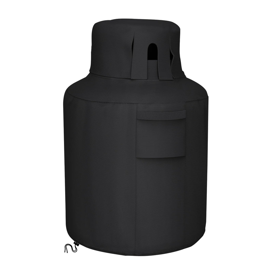 STARTWO propane tank cover in waterproof Oxford fabric for outdoor protection.