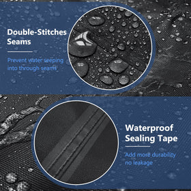 STARTWO tear-resistant Oxford fabric guards against sun and dirt.