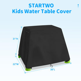 STARTWO cover with buckle straps provides windproof stability for outdoor tables