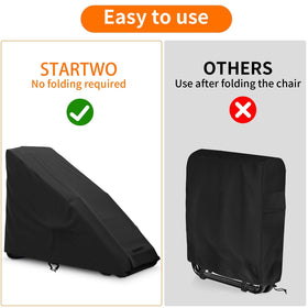 STARTWO Durable fabric resists tearing to protect chairs for seasons.