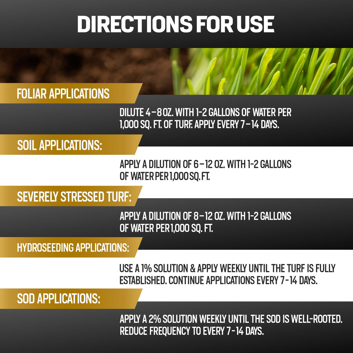 Stateside Humic20 lawn growth early view with greener turf potential.