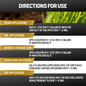 Stateside Humic20 lawn growth early view with greener turf potential.