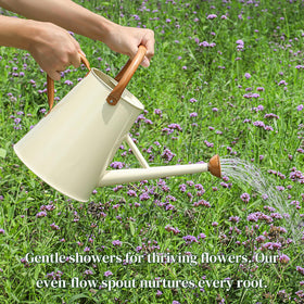 Stdemarzo ergonomic handle ensures comfortable pouring and less hand fatigue during long watering sessions.