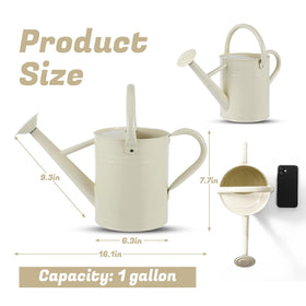 Stdemarzo removable spout enables precise watering with gentle or broad spray.