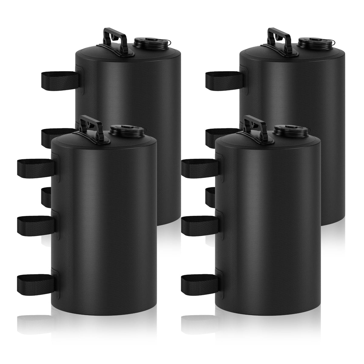 Stdserendi canopy water weight bag 10L filled stabilizes a tent in windy weather.