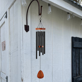 SteadStyle dad memorial wind chimes evoke warmth and tribute in sunlight.