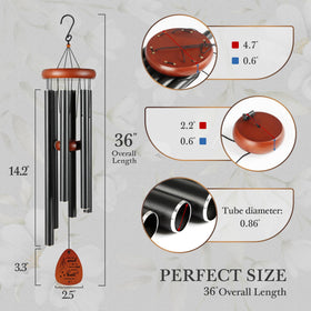 SteadStyle wrapped gift box with pet memorial wind chime, ready to gift.