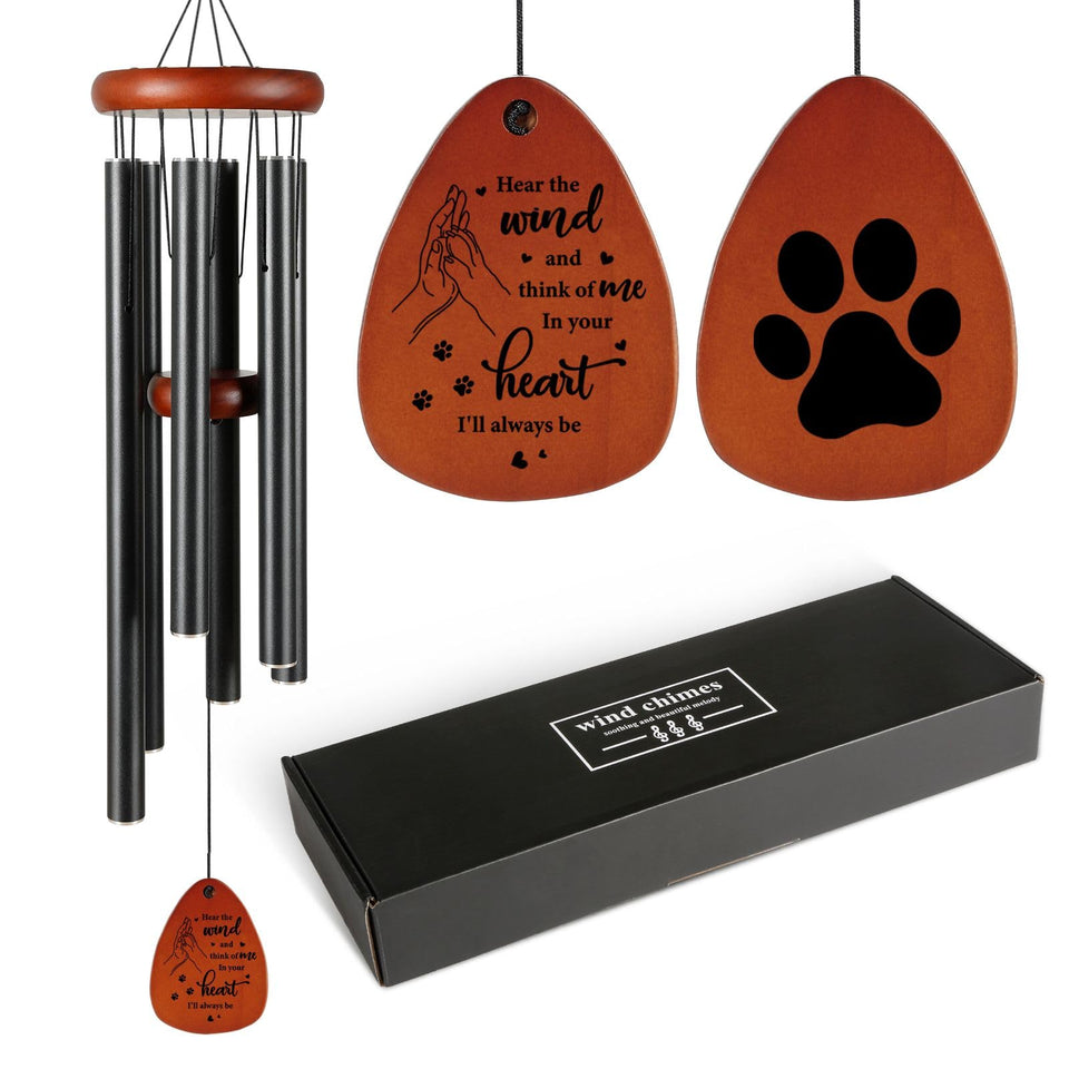 SteadStyle pet memorial wind chime for dogs, a lasting garden remembrance.