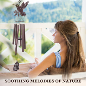 SteadStyle wind chime sail-flowers detail for patio decor that feels timeless