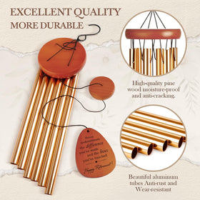 SteadStyle wind chime emits soft tones for a peaceful space.