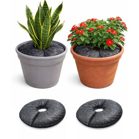 SteadySpring Smart 30+ Day Watering Mat indoors keeps 10–12 inch pots hydrated