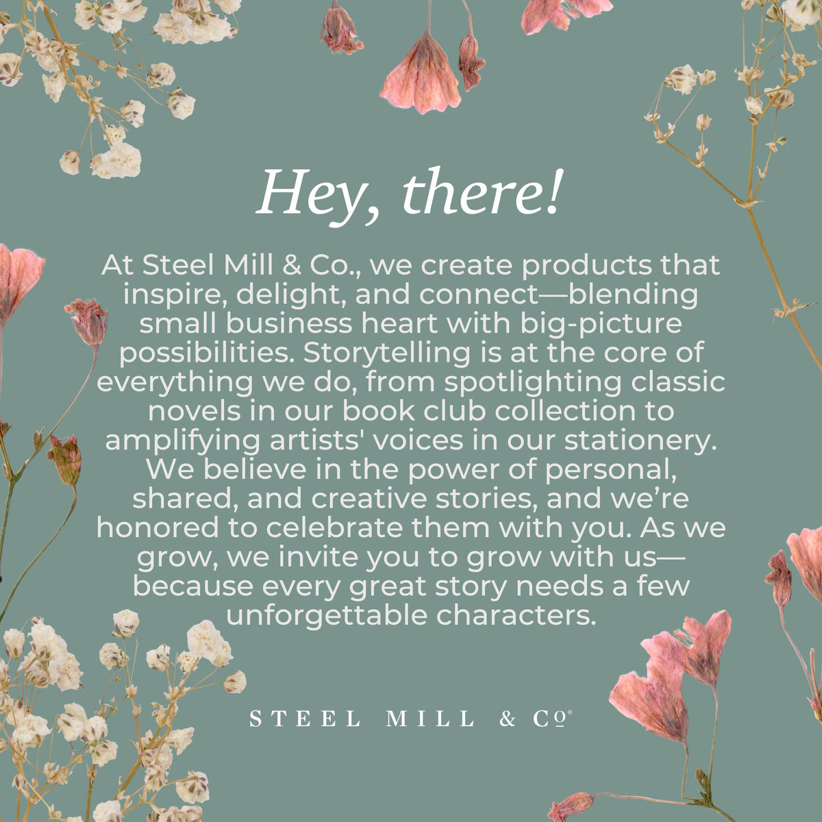Steel Mill & Co gift-ready book planter ideal for book lovers