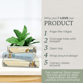 Steel Mill & Co desktop-friendly planter measures 5x7x3.75 inches