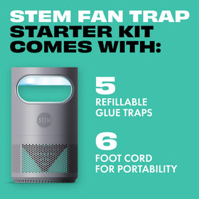 STEM Flying Insect Fan Trap in-use in kitchen for discreet pest control