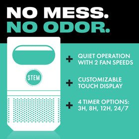 STEM Flying Insect Fan Trap touchscreen display for easy timer and speed control