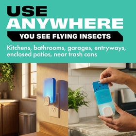STEM Flying Insect Trap compact design blends with decor.