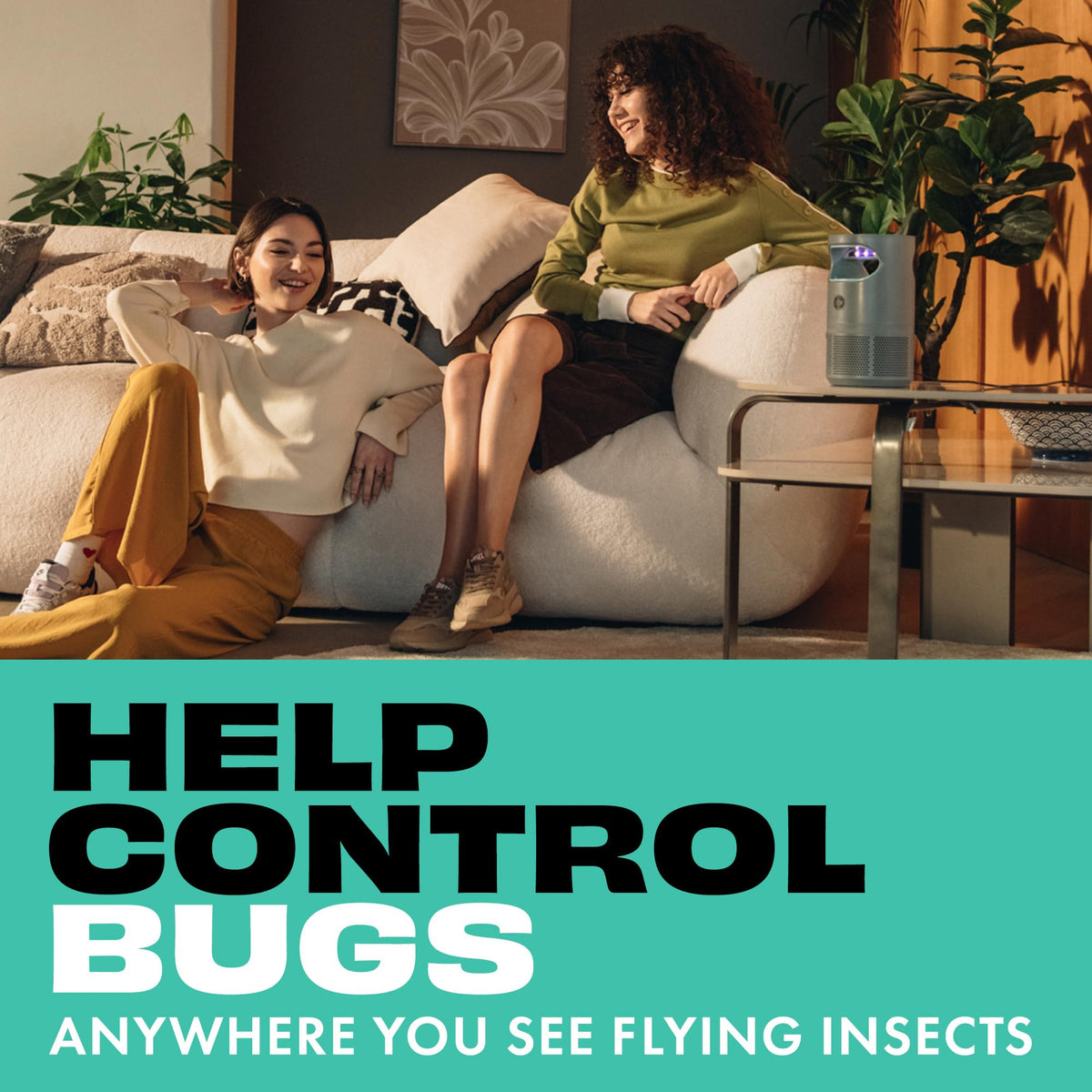 STEM fan trap refill pads in-use in a quiet, high-traffic room.