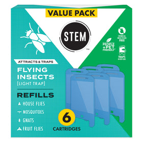 STEM Light Trap refill pack 6-count for indoor pest control.