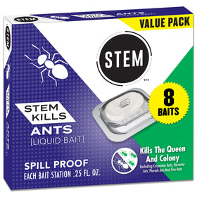 STEM Liquid Ant Bait activation film removed, ready for precise indoor placement.