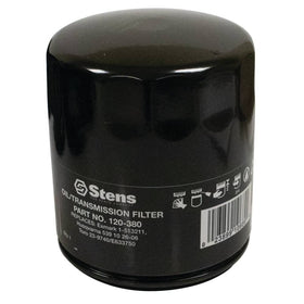 Stens 120-380 transmission filter with 3/4-16 thread improves compatibility across models