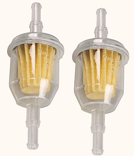 Stens 120-436 fuel filter clear 2-pack for easy fuel flow inspection