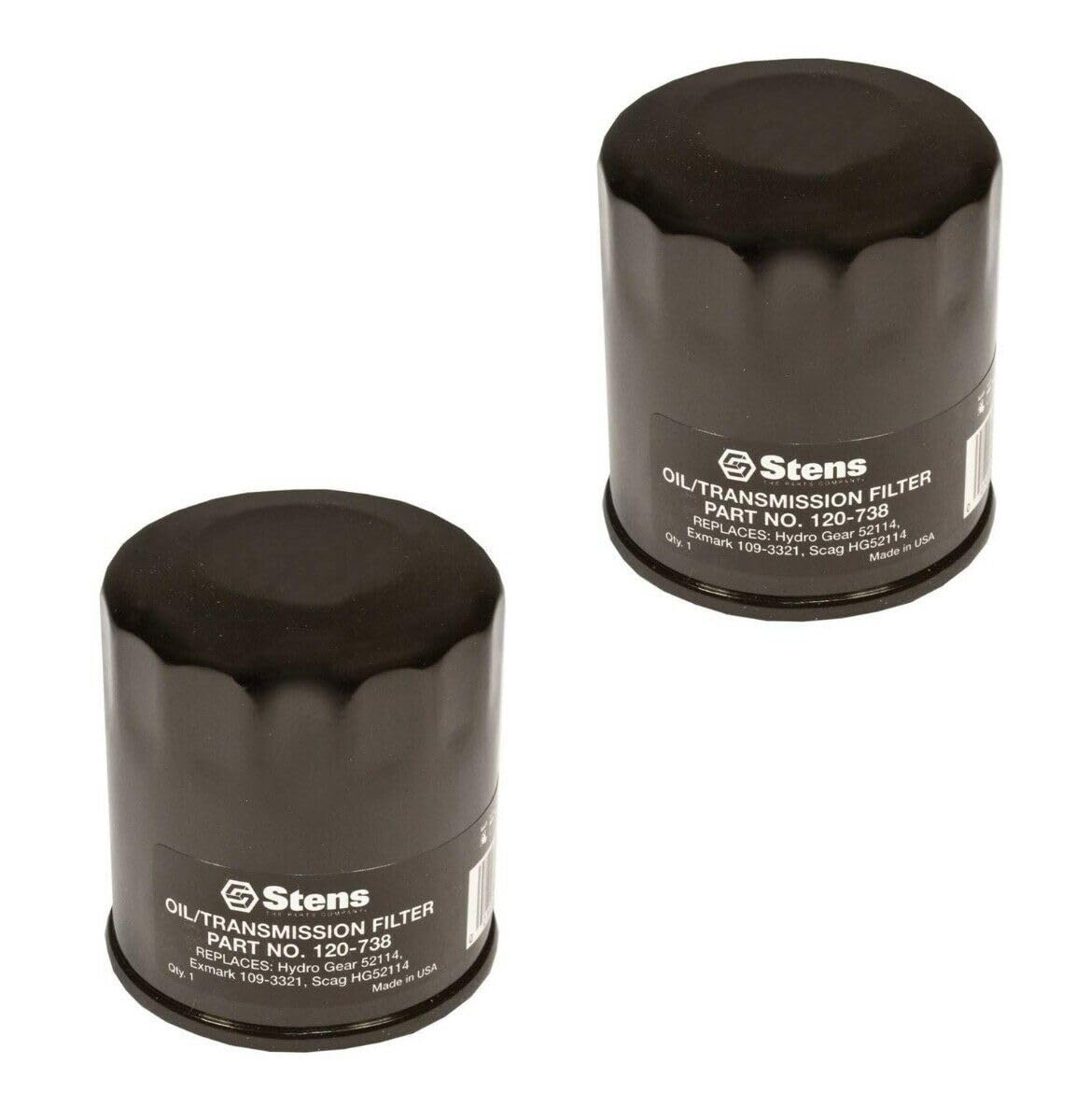 Stens 120-738 transmission filter 2-pack for clean hydraulic flow in compatible Exmark Ferris mowers.