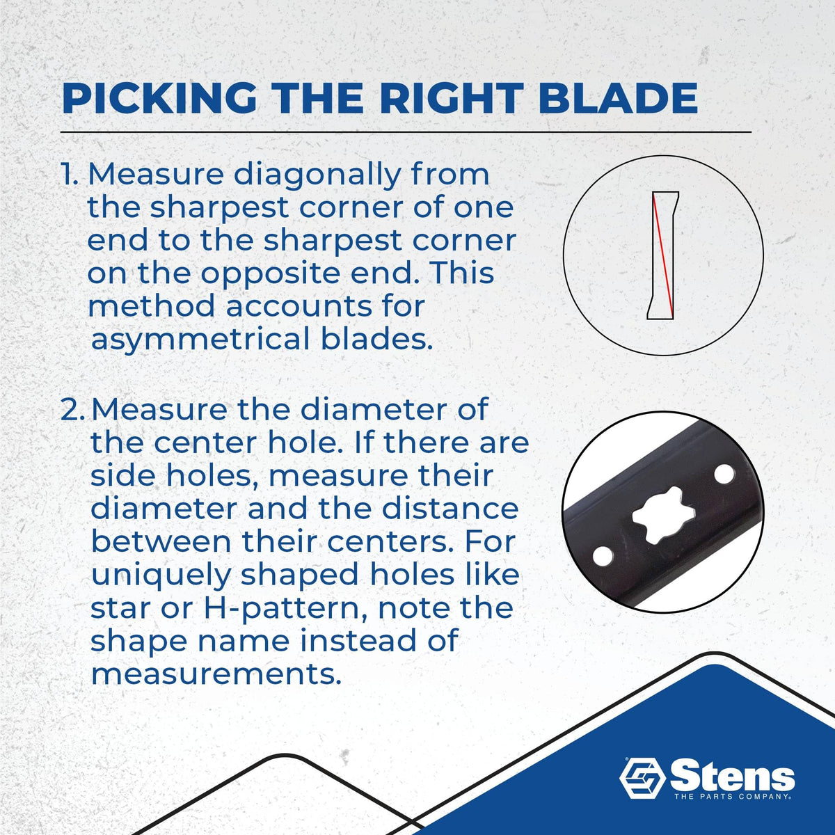 Stens 340-137 mulching blade packaged with branded label for easy identification