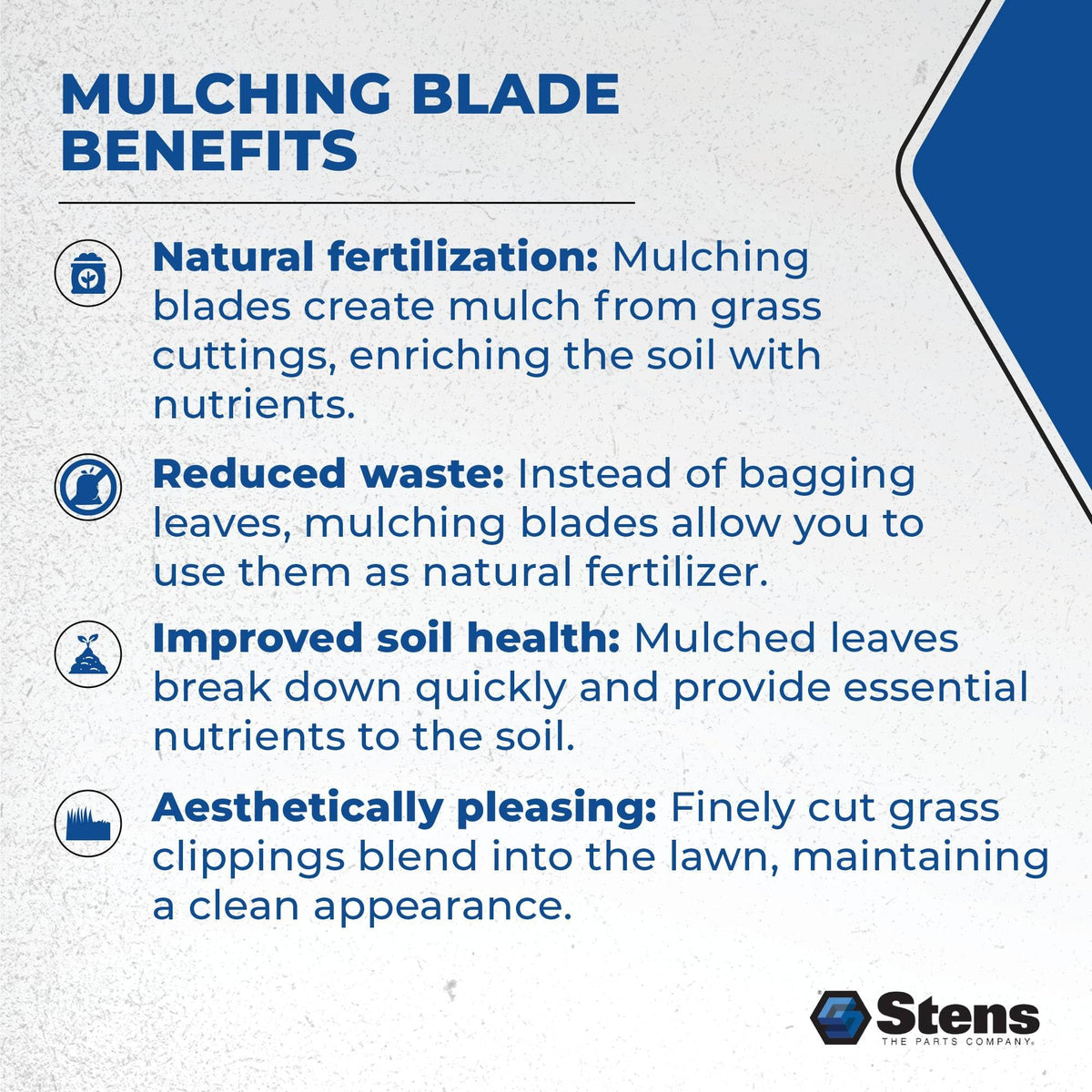 Stens 340-137 mulching blade USA-made quality and OEM-style standards