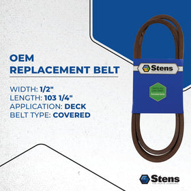 Stens branded packaging sleeve visible for OEM-grade parts.