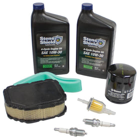 Stens engine maintenance kit box shows packaging for quick replacement parts