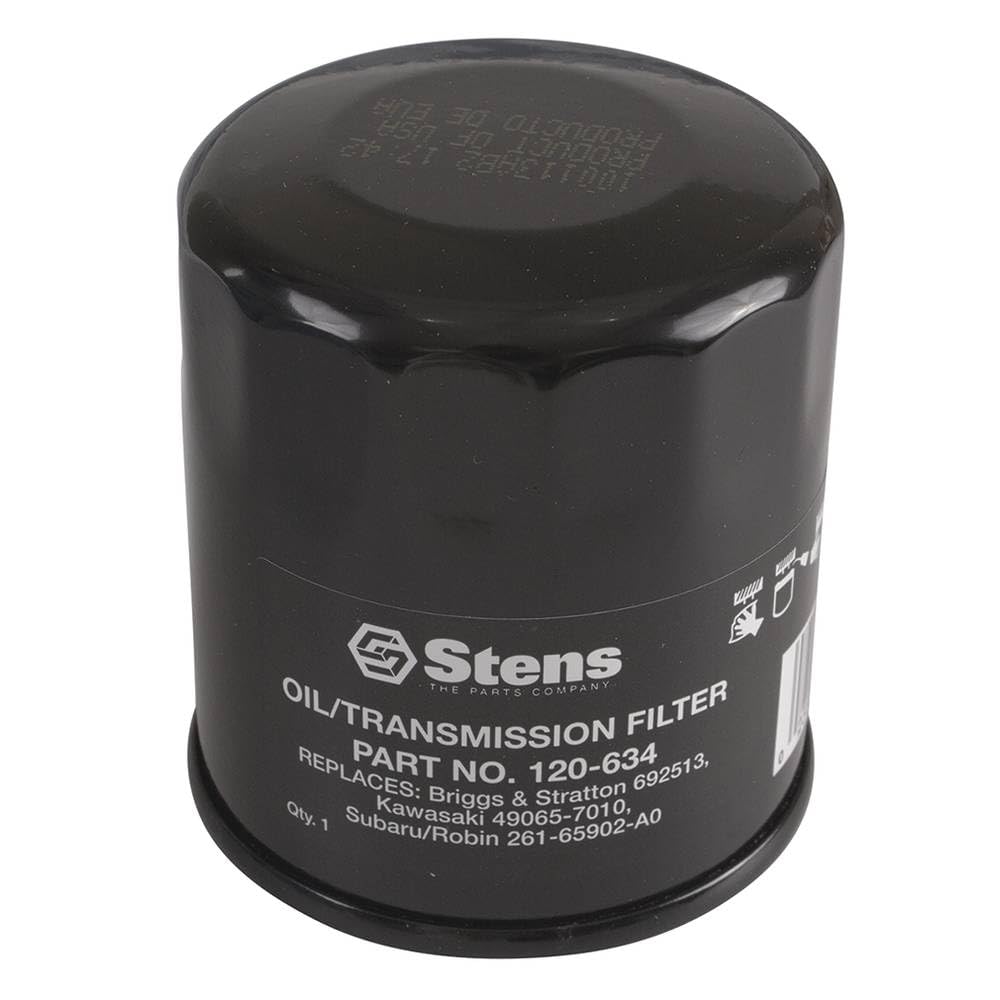 Stens 120-634 oil filter for Kawasaki FH381-721V with secure seal and fit.