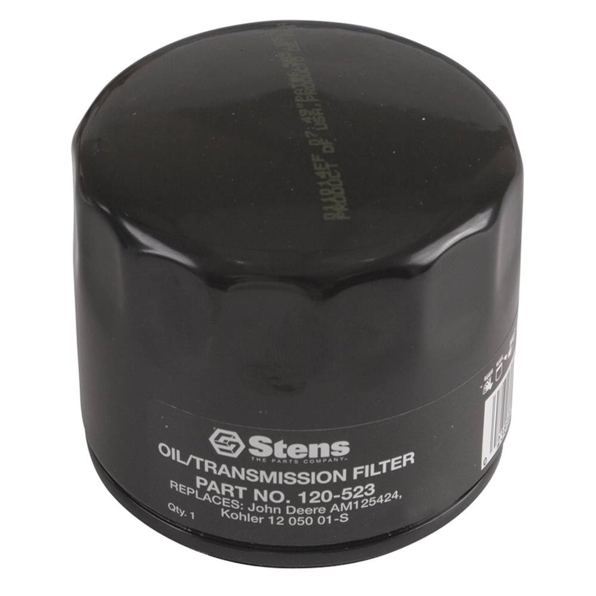 Stens oil filter for Kohler 12 050 01-S, front view, reliable engine filtration.