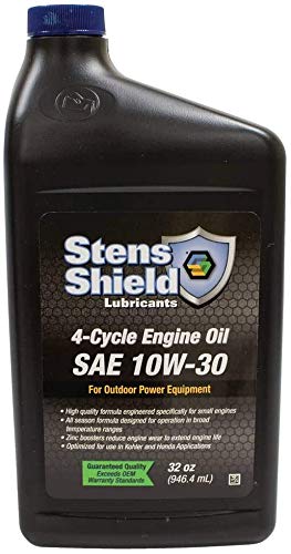 Stens Shield 770-132 bottle front for all-season small engine oil.