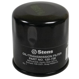Stens transmission filter 120-738 for reliable hydraulic flow in Ferris and Exmark equipment.