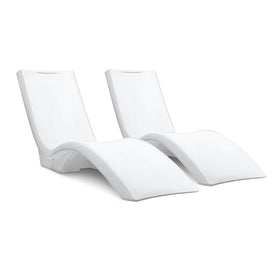 Step2 Vero Pool Lounger front view shows comfortable poolside lounging for sun or shade.