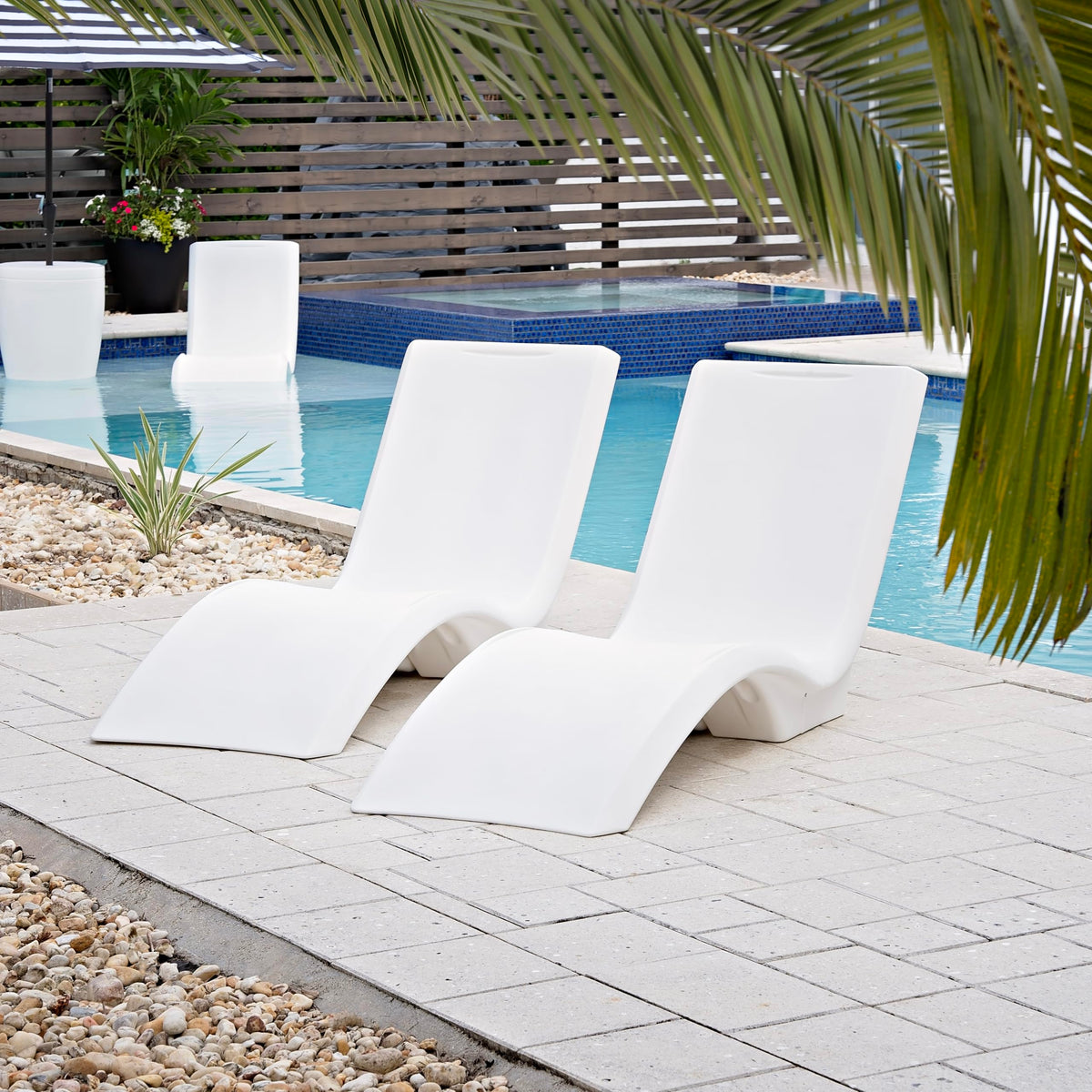 Step2 Vero Pool Lounger dimensions show spacious pool edge lounging footprint.