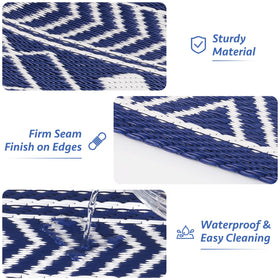 StepLively portable rug folds compactly for storage between seasons